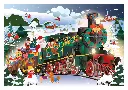 Puzzle 250 el. Christmas 3 Santa's Train_5902277396006_wkladka.webp