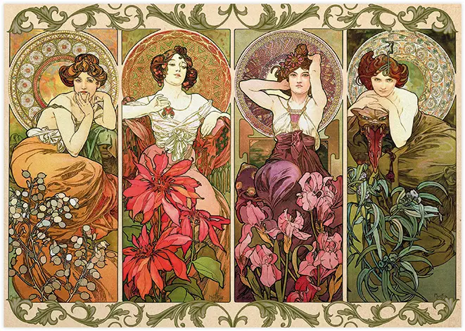 Puzzle 1000 Art 15 Alfons Mucha The Precious Stones 5902277406293 plansza_bez_wykrojnika 72ppi.webp