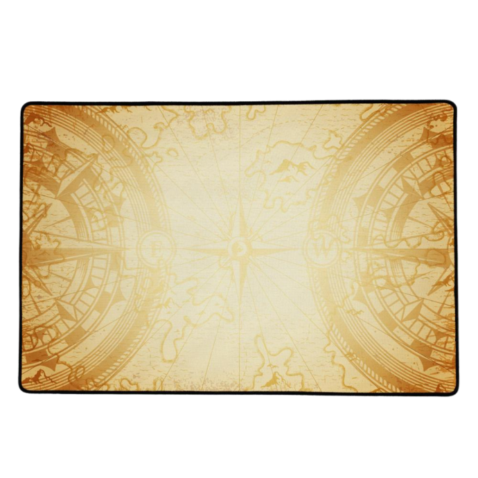 TAPIS Compass Sepia 60x40