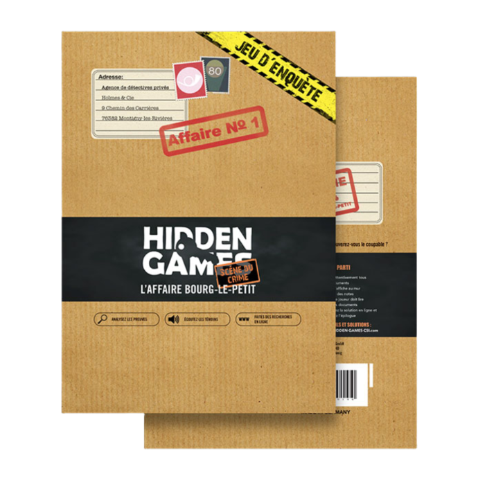 HIDDEN GAMES - L'Affaire Bourg-le-Petit