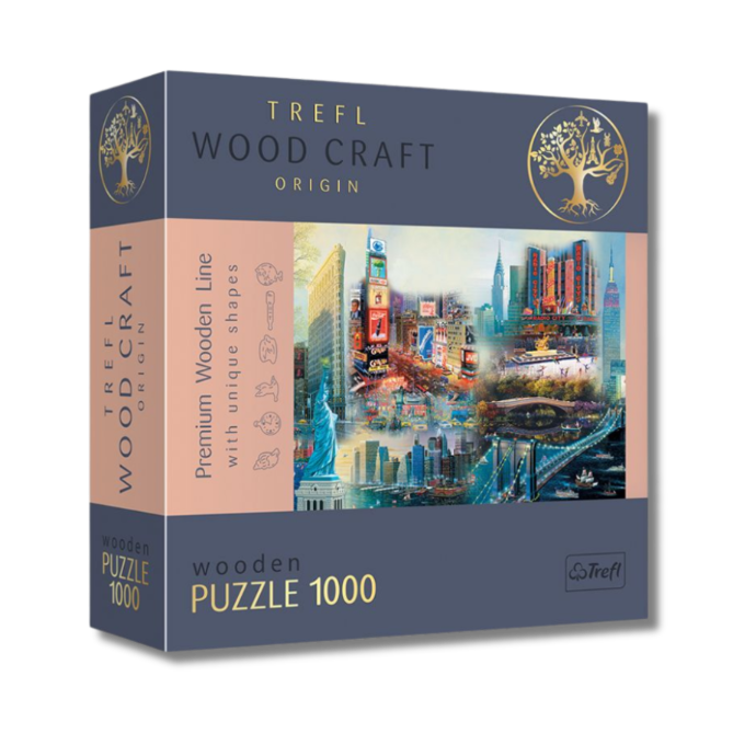 Wooden Puzzle 1000 pcs - New York