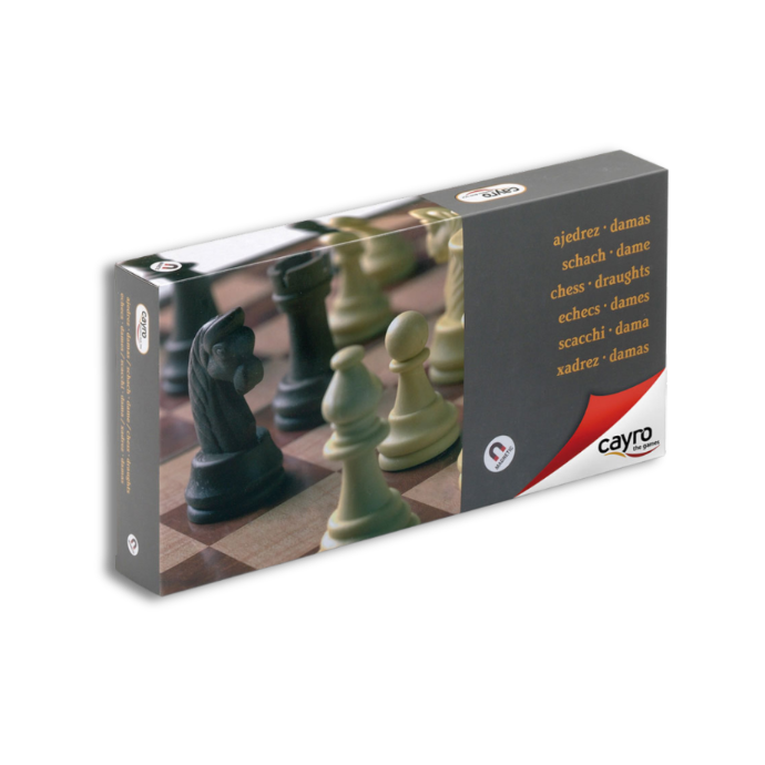MAGNETIC CHESS AND DRAUGHTS BIG