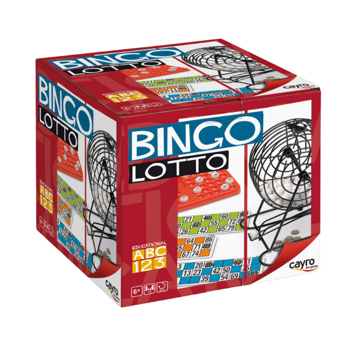 BINGO WITH METAL CAGE