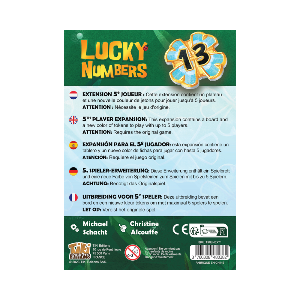 LUCKY NUMBERS - Exp. 5th Player