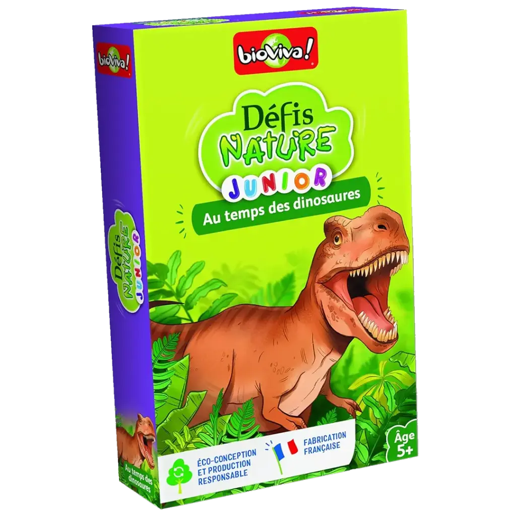 BIOVIVA - DÉFIS NATURE JUNIOR - AU TEMPS DES DINOSAURES