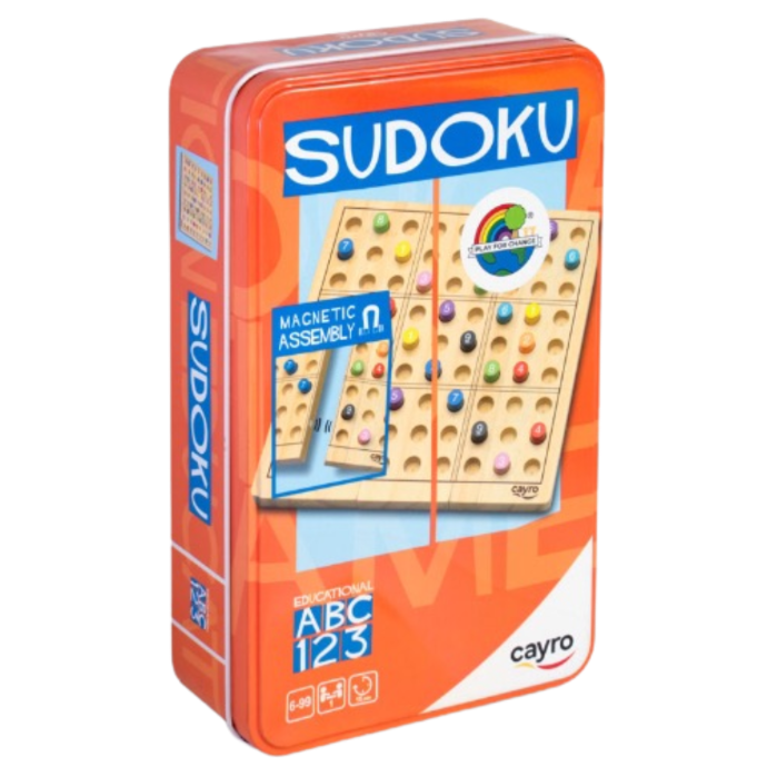 CAYRO SUDOKU METAL BOX (FSC WOOD)