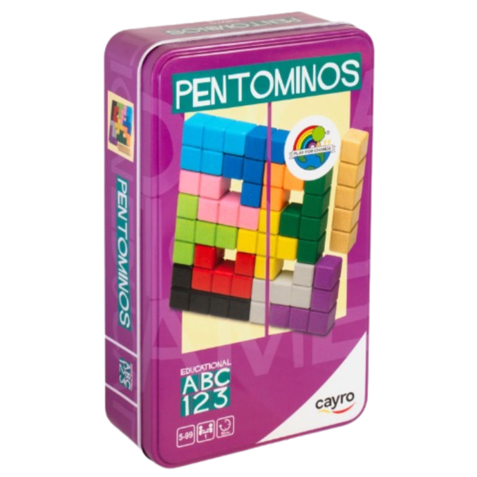 CAYRO PENTOMINOS METAL BOX (FSC WOOD)