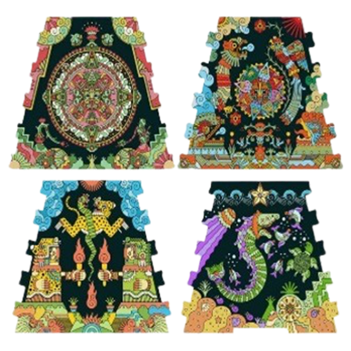 CLUEPUZZLE - SET 1 - AZTEC REALMS