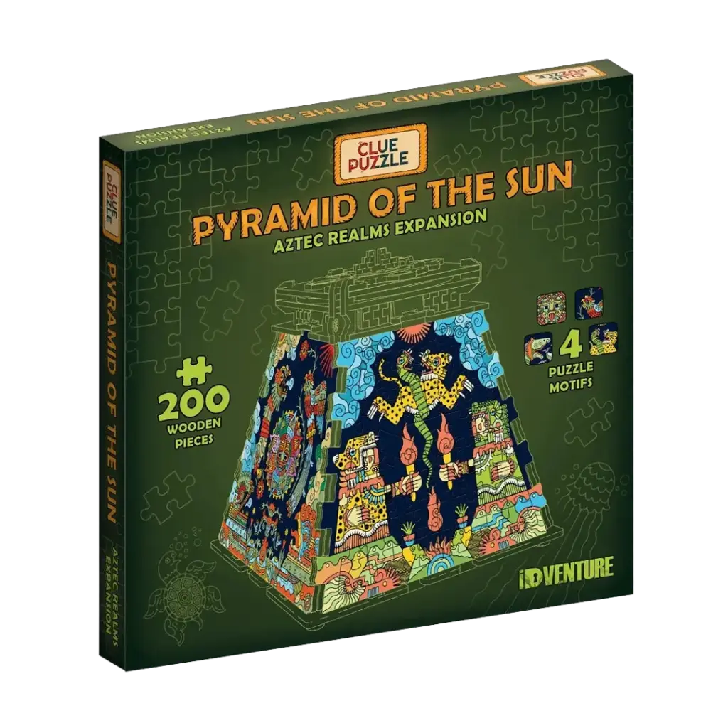 EXT. CLUEPUZZLE PYRAMID OF THE SUN - AZTEC REALMS