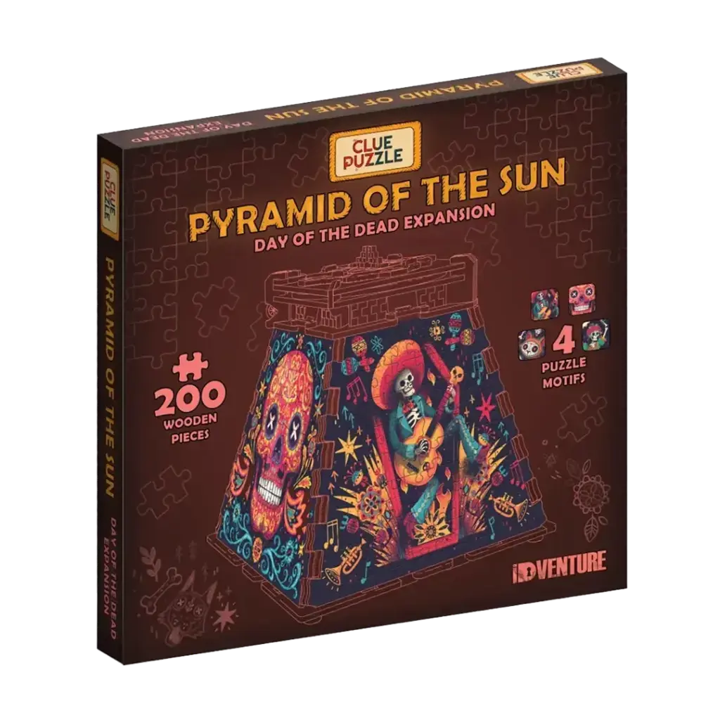 EXT. CLUEPUZZLE PYRAMID OF THE SUN - DAY OF THE DEAD