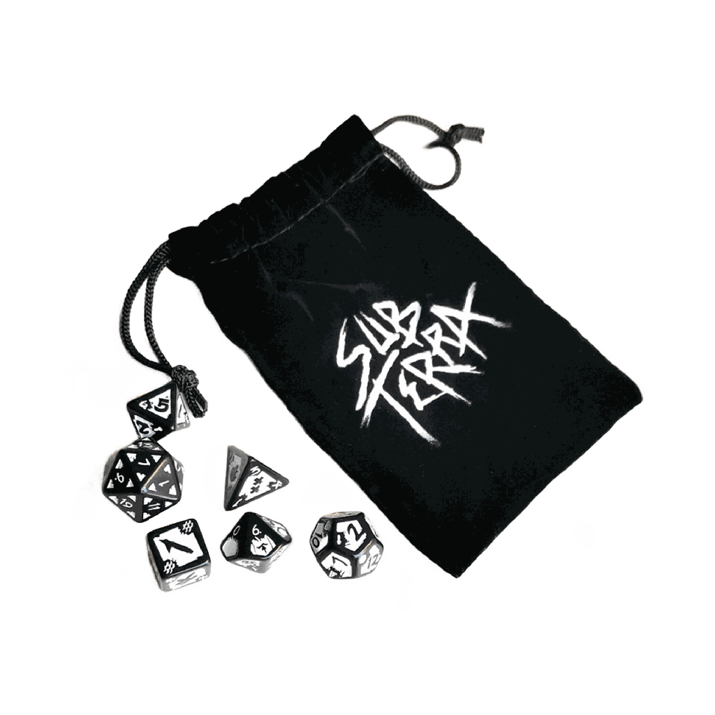 SUB TERRA - SACHET DE 6 DÉS OFFICIELS