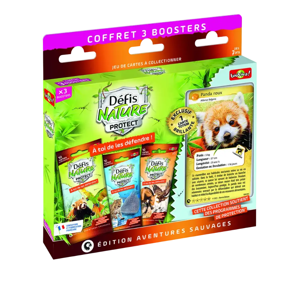 BIOVIVA - COFFRET 3 BOOSTERS PANDA ROUX