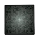 TAPIS 76X76 - SIGNATURE - GRAPHITE