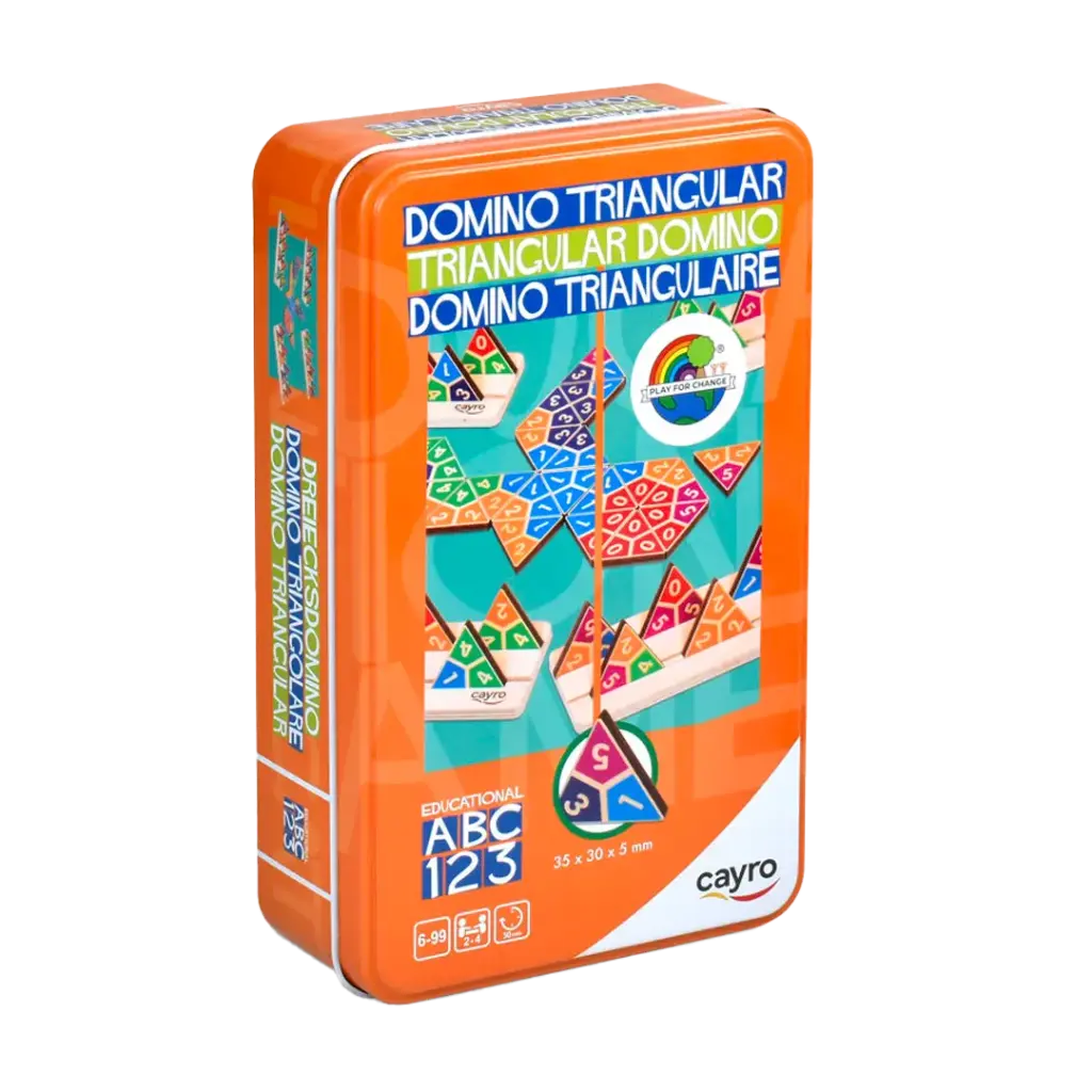 CAYRO - DOMINO TRIANGULAR TRAVEL METAL BOX