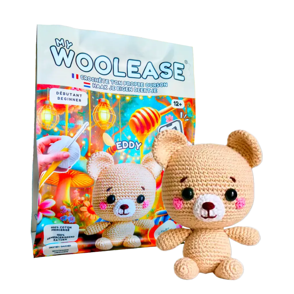 MY WOOLEASE - CROCHET KIT - EDDY THE BEAR