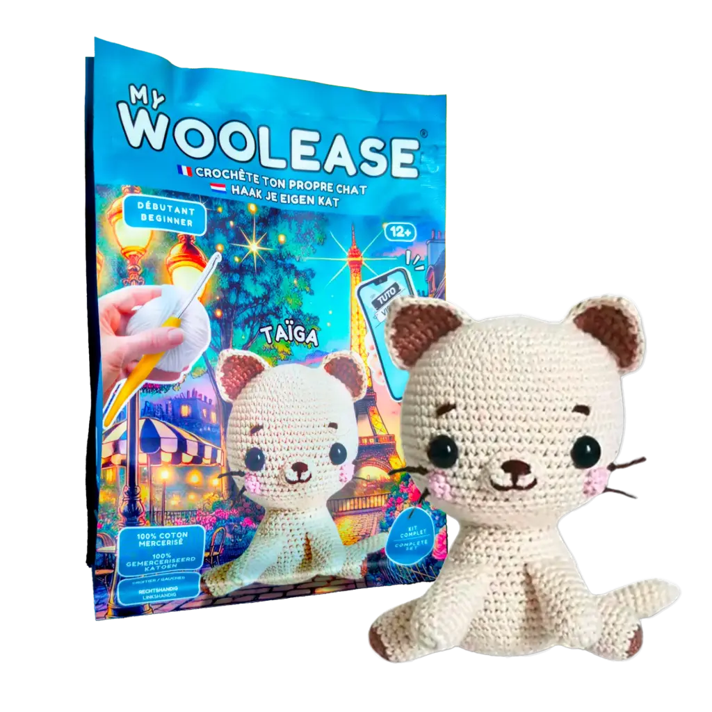 MY WOOLEASE - CROCHET KIT - TAÏGA THE CAT