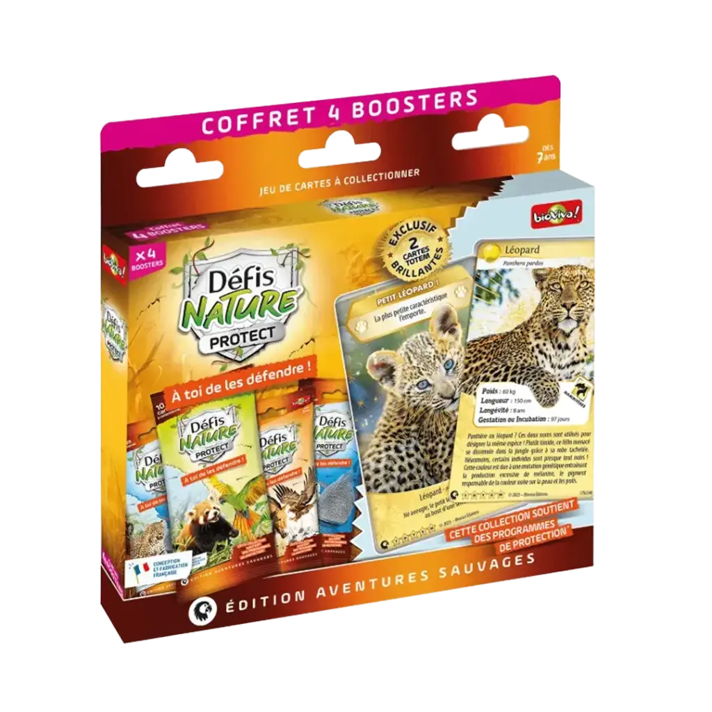 BIOVIVA - COFFRET 4 BOOSTERS LÉOPARD