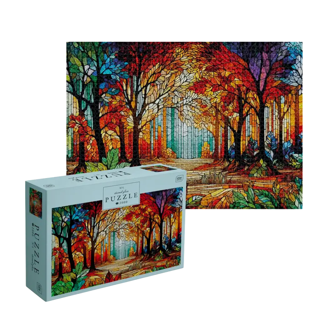 INTERDRUK - PUZZLE 2000 - STAINED GLASS 1