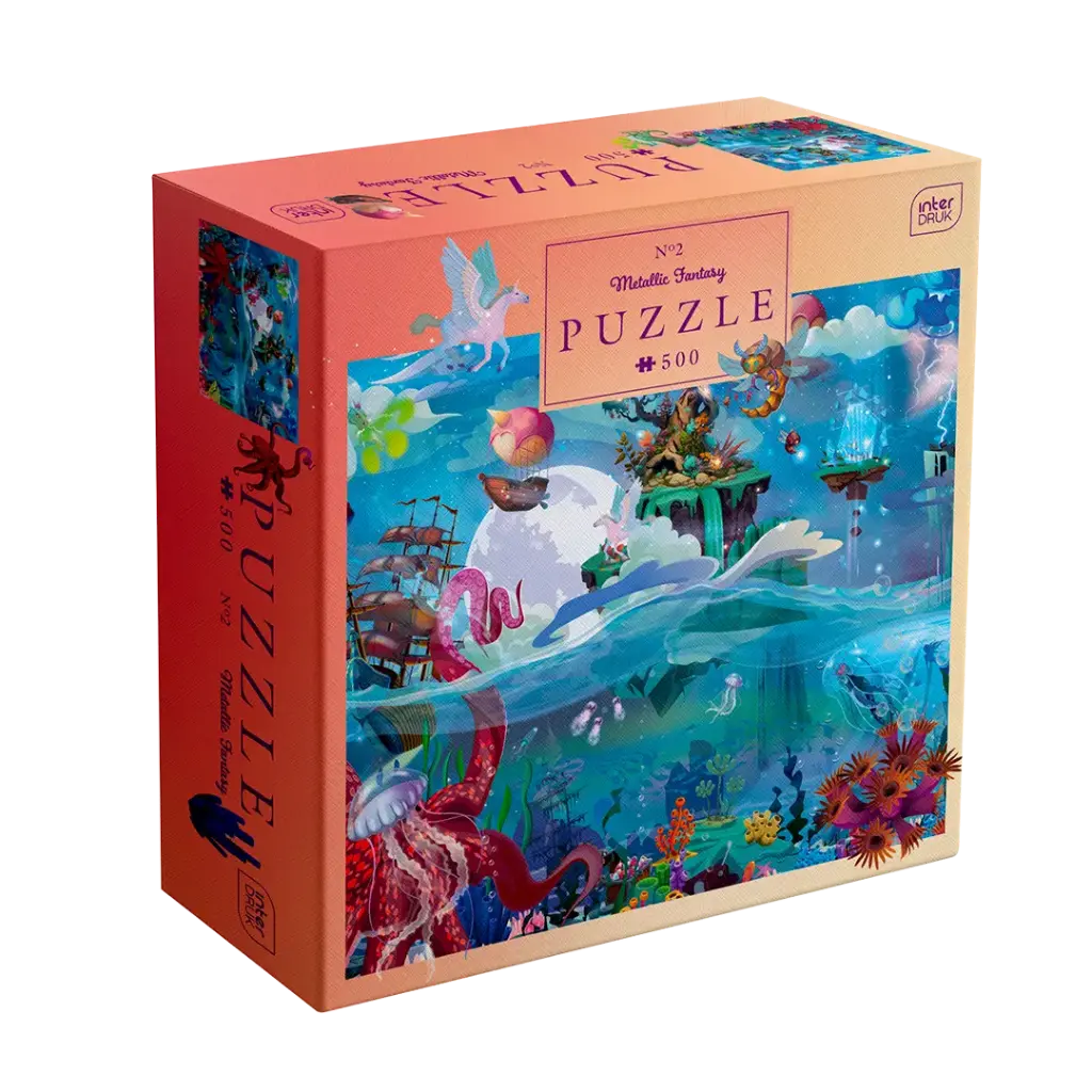 INTERDRUK - PUZZLE 500 - METALLIC FANTASY WONDERLAND