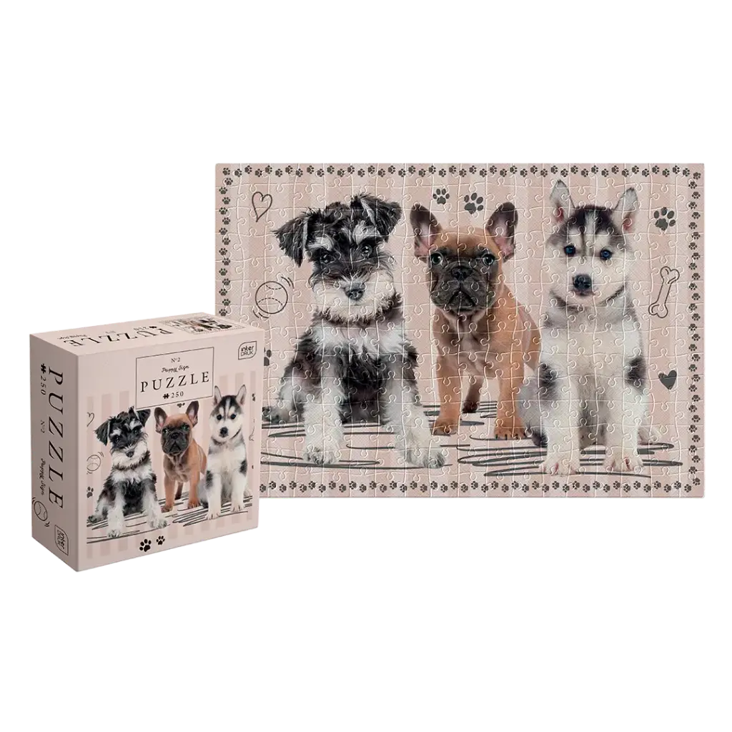 INTERDRUK - PUZZLE 250 - PUPPY SIGN 2
