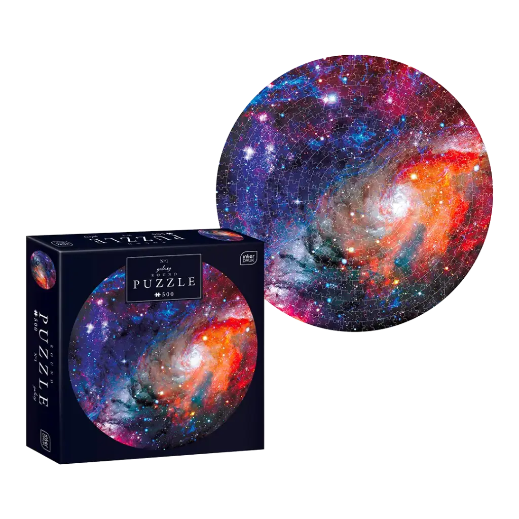 INTERDRUK - PUZZLE 500 - ROUND GALAXY 1