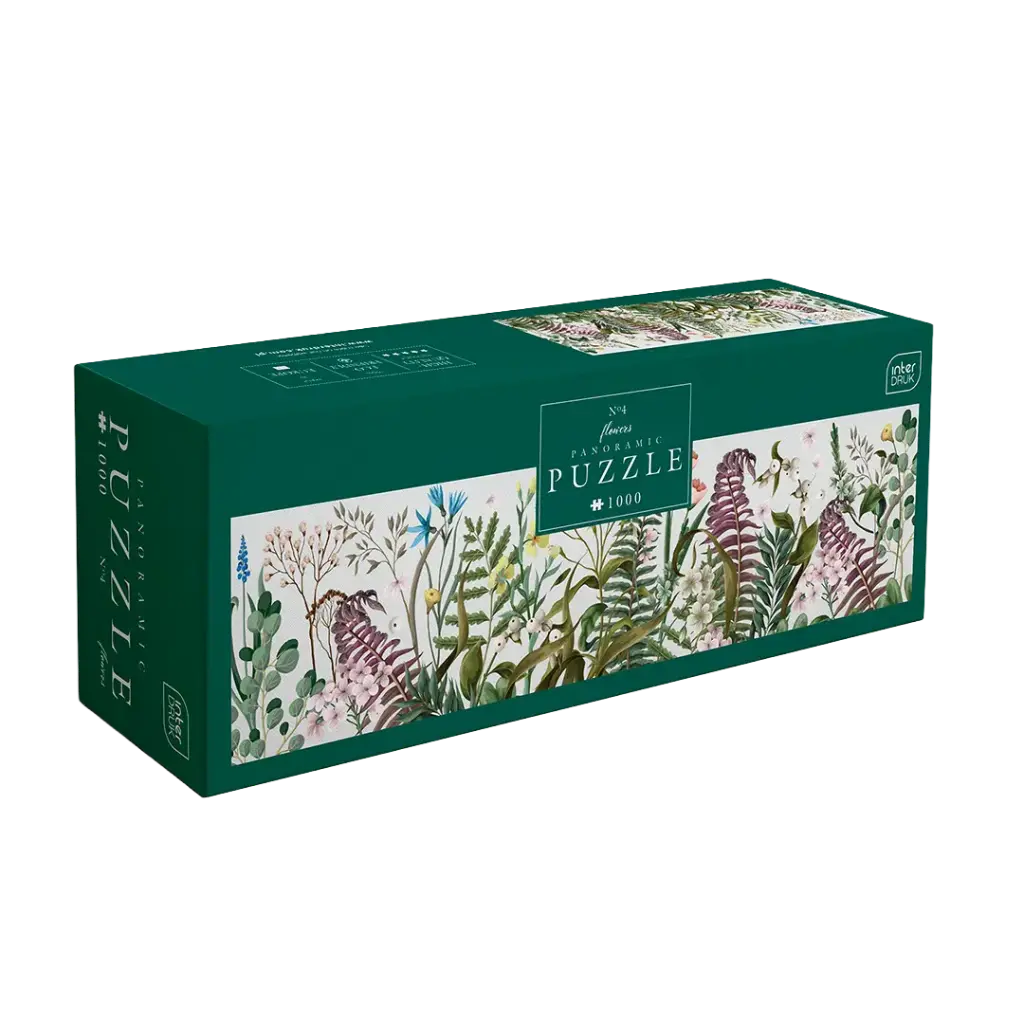 INTERDRUK - PUZZLE PANORAMIC 1000 - FLOWERS 4