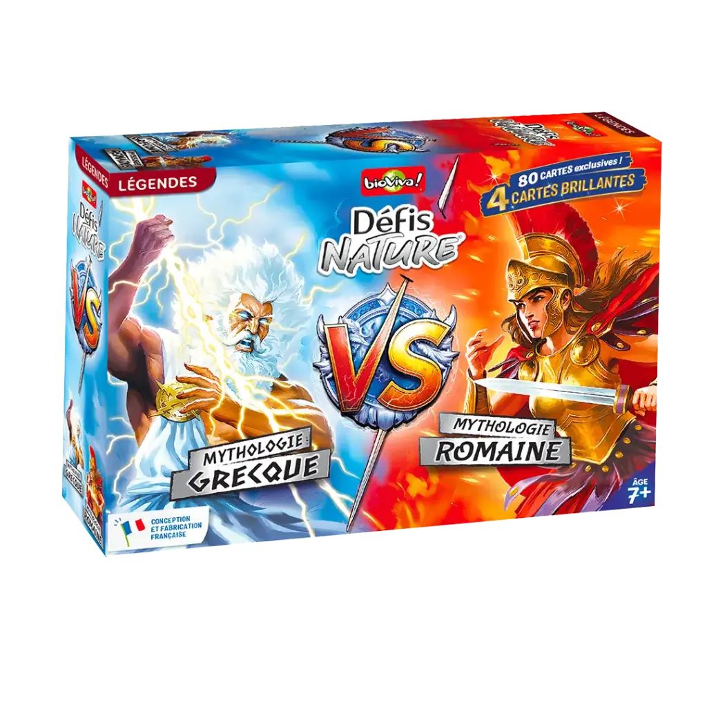 BIOVIVA - DÉFIS NATURE - BI-PACK MYTHOLOGIE 1 (GRECQUES VS ROMAINE)