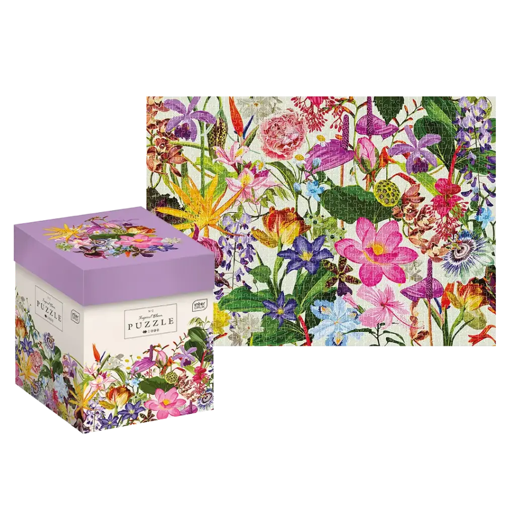INTERDRUK - PUZZLE 1000 BOX - FLOWERS 2