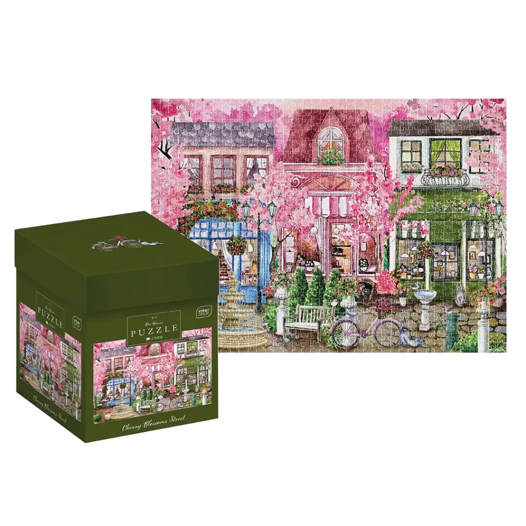 INTERDRUK - PUZZLE 1000 BOX - HOUSES 1