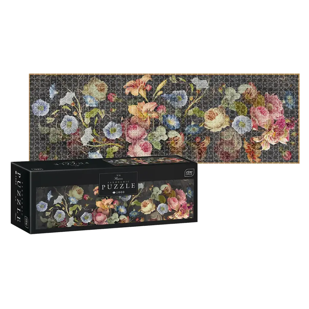 INTERDRUK - PUZZLE PANORAMIC 1000 - FLOWERS 6