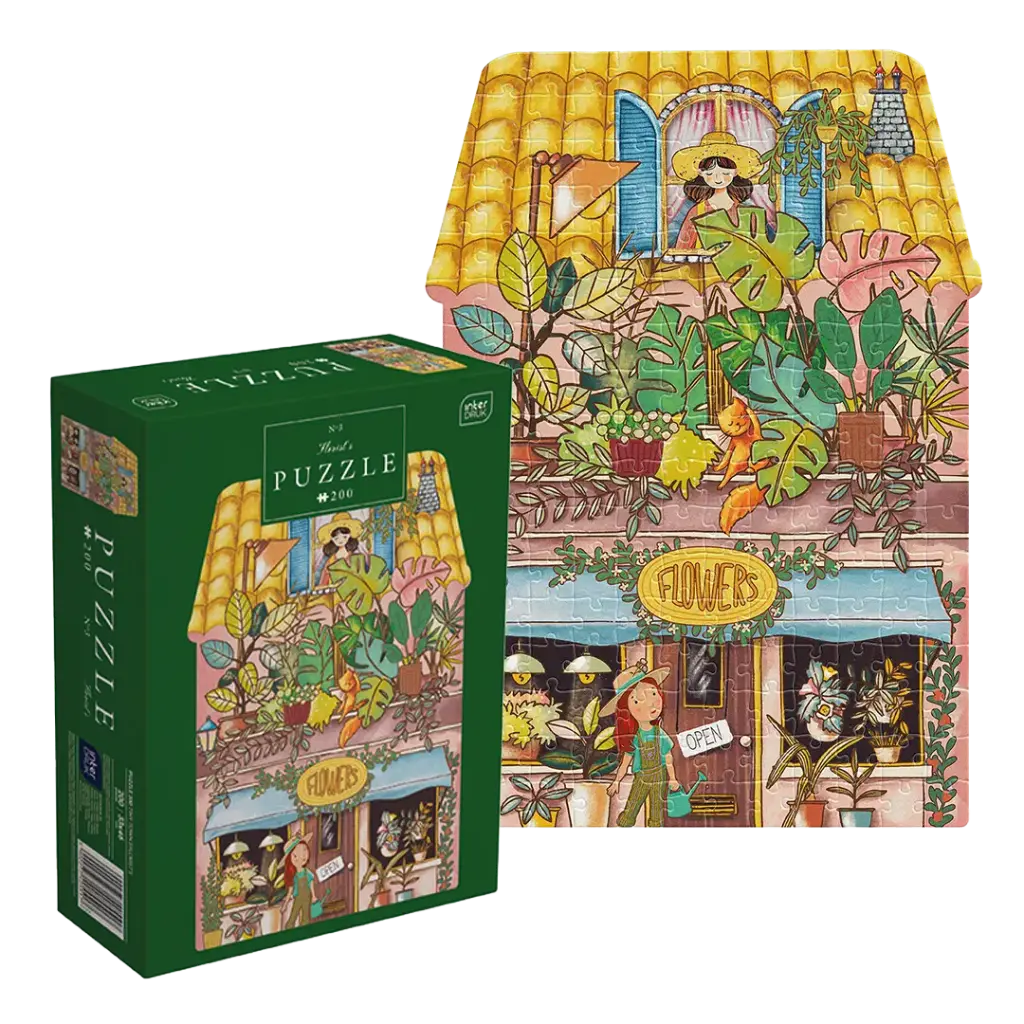 INTERDRUK - PUZZLE 200 - SHAPE HOUSE 3