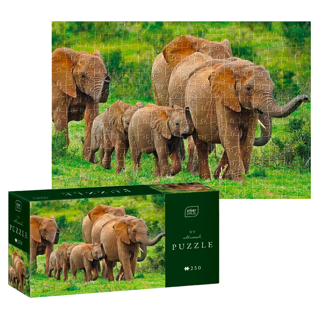 INTERDRUK - PUZZLE 250 - WILD ANIMALS 2