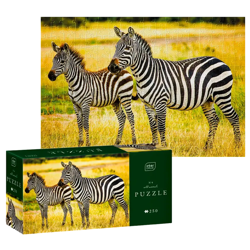 INTERDRUK - PUZZLE 250 - WILD ANIMALS 4