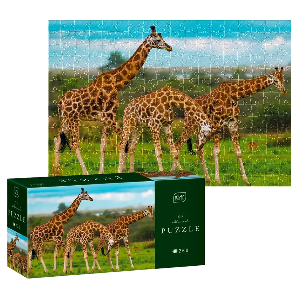 INTERDRUK - PUZZLE 250 - WILD ANIMALS 5