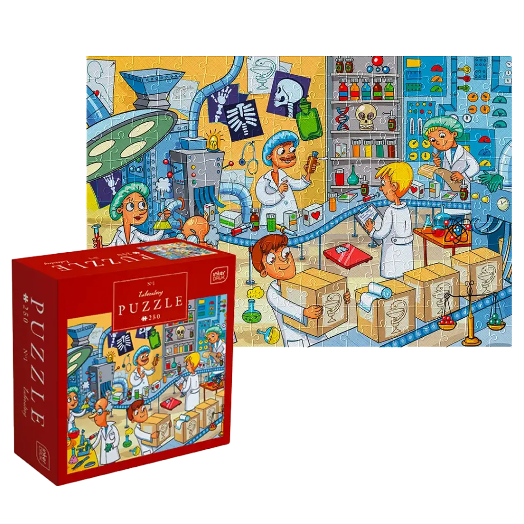 INTERDRUK - PUZZLE 250 - KIDS 1 LABORATORY
