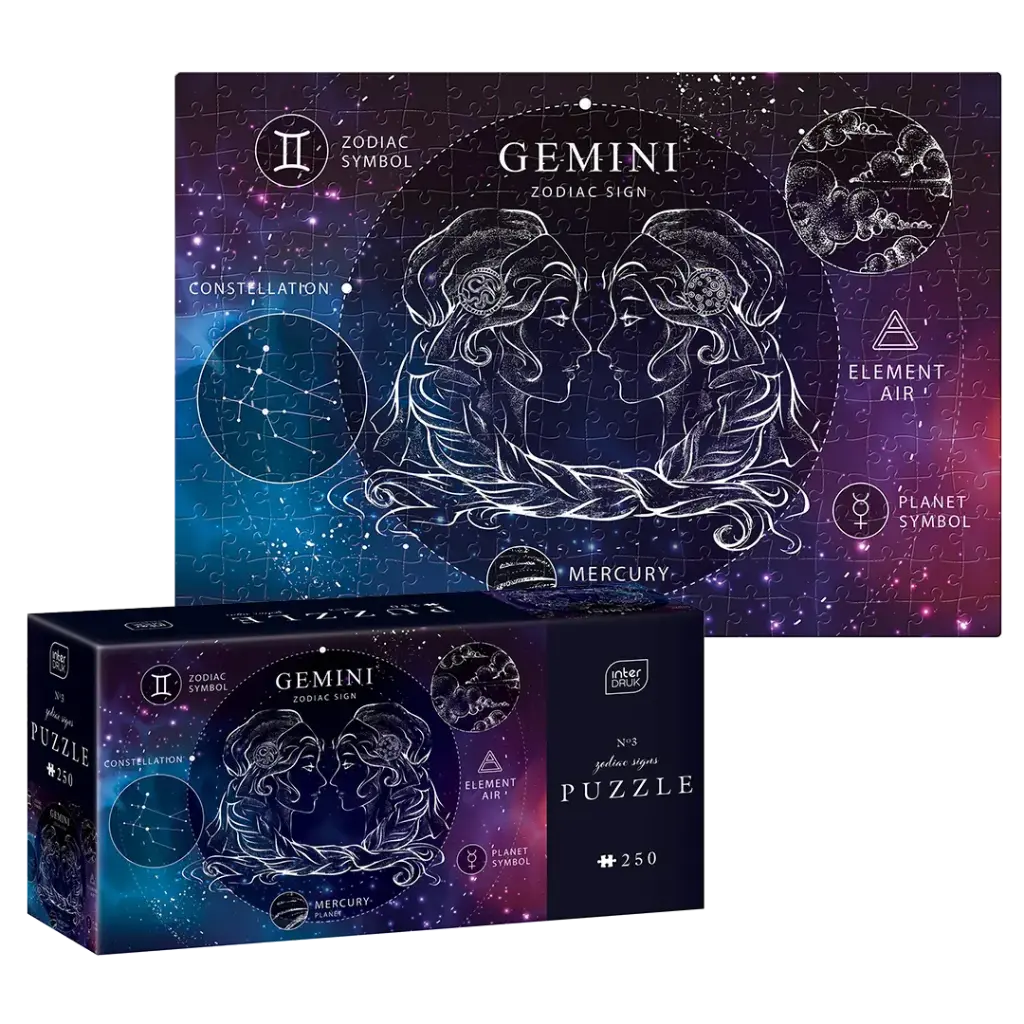 INTERDRUK - PUZZLE 250 - ZODIAC SIGNS 3 GEMINI