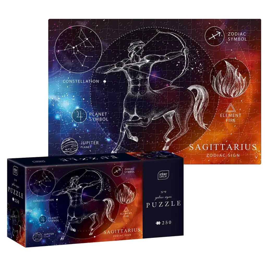 INTERDRUK - PUZZLE 250 - ZODIAC SIGNS 9 SAGITTARIUS
