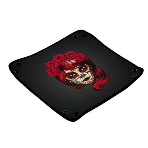 [01383] Dice Tray - Calaveras Girl