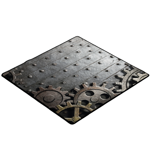 [01527] PLAYMAT Rusty Gears 76x76