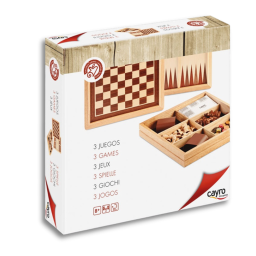 [02613] INLAID CHESS DRAUGHTS AND BACKGAMMON