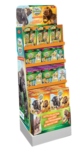 [03042] GRAND PRÉSENTOIR PLEIN EN CARTON - NATURE PROTECT