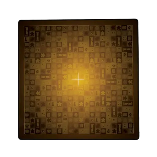 [03674] PLAYMAT 60X60 - SIGNATURE - AMBRE