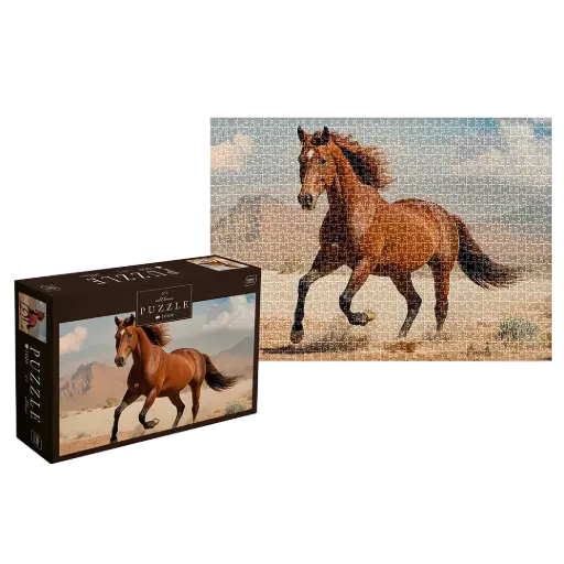 [03853] PUZZLE 1000 - WILD HORSES 2