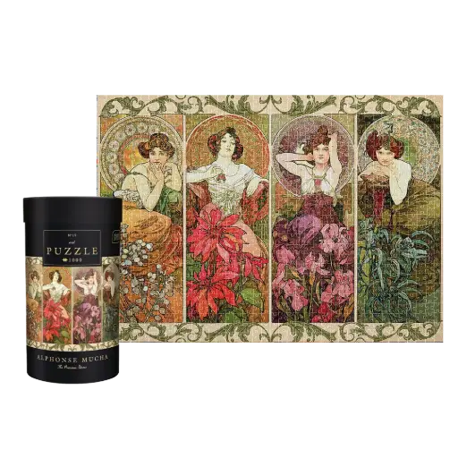 [04087] INTERDRUK - PUZZLE 1000 - ART 15 MUCHA