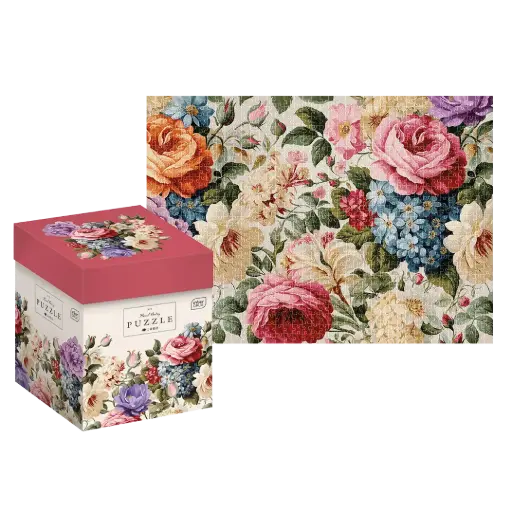 [04099] INTERDRUK - PUZZLE 1000 BOX - FLOWERS 1