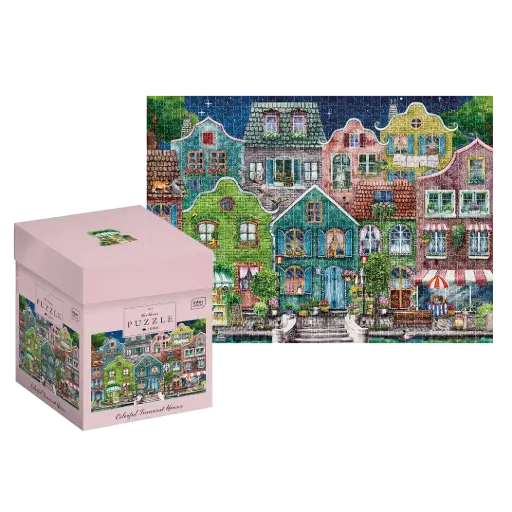[04105] INTERDRUK - PUZZLE 1000 BOX - HOUSES 3